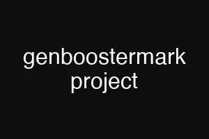 genboostermark project